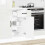 Berkfield Kitchen Base Cabinet Kalmar High Gloss White Engineered Wood 3