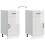 Berkfield Kitchen Base Cabinet Kalmar High Gloss White Engineered Wood 8