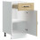 Berkfield Kitchen Base Cabinet Kalmar Sonoma Oak Engineered Wood 5