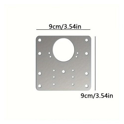 10Pc Cabinet Hinge  Plate Kit for Cupboard Door Easy Install Durable Mounting Support 1