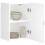 Berkfield Kitchen Wall Cabinet Kalmar High Gloss White Engineered Wood 4