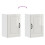 Berkfield Kitchen Wall Cabinet Kalmar High Gloss White Engineered Wood 9