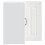 Berkfield Kitchen Wall Corner Cabinet Kalmar White Engineered Wood 6