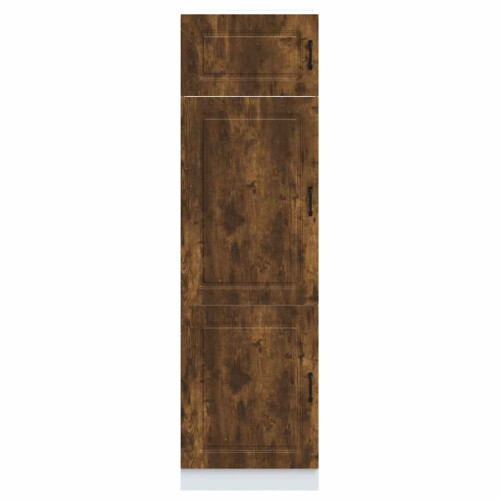 Berkfield Kitchen Cupboard Kalmar Smoked Oak Engineered Wood 2