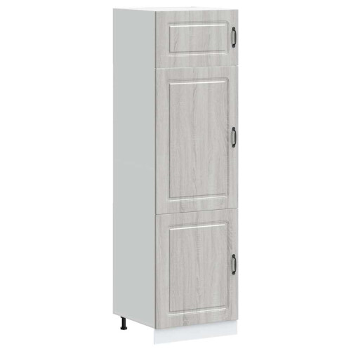 Berkfield Kitchen Cupboard Kalmar Grey Sonoma Engineered Wood 1