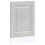 Berkfield Dishwasher Panel†Kalmar†Concrete Grey†45x1.5x57 cm Engineered Wood 2