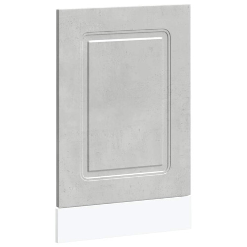 Berkfield Dishwasher Panel†Kalmar†Concrete Grey†45x1.5x57 cm Engineered Wood 1