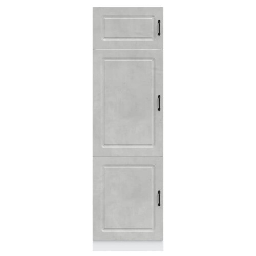 Berkfield Kitchen Cupboard Kalmar Concrete Grey Engineered Wood 2