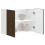Berkfield Kitchen Wall Cabinet Kalmar Brown Oak Engineered Wood 4