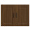 Berkfield Kitchen Wall Cabinet Kalmar Brown Oak Engineered Wood 6