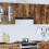 Berkfield Kitchen Wall Cabinet Kalmar Smoked Oak Engineered Wood 4