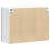 Berkfield Kitchen Wall Cabinet Kalmar Brown Oak Engineered Wood 8