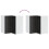Berkfield Kitchen Wall Corner Cabinet Kalmar Black Engineered Wood 8