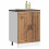 Berkfield Sink Base Cabinet Lucca Old Wood Engineered Wood 3