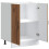 Berkfield Sink Base Cabinet Lucca Old Wood Engineered Wood 5