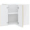 Berkfield Kitchen Wall Corner Cabinet Kalmar Artisan Oak Engineered Wood 5