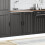 Berkfield Sink Base Cabinet Lucca Black Engineered Wood 2