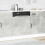 Berkfield Dishwasher Panel†Kalmar†Concrete Grey†60x1.5x57 cm Engineered Wood 3