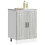 Berkfield Sink Base Cabinet Lucca Grey Sonoma Engineered Wood 3