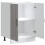 Berkfield Sink Base Cabinet Lucca Grey Sonoma Engineered Wood 5