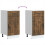 Berkfield Kitchen Base Cabinet Lucca Smoked Oak Engineered Wood 8