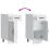 Berkfield Kitchen Base Cabinet Lucca White Engineered Wood 9