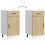 Berkfield Kitchen Base Cabinet Lucca Sonoma Oak Engineered Wood 8