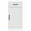 Berkfield Kitchen Base Cabinet Lucca White Engineered Wood 4