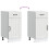 Berkfield Kitchen Base Cabinet Lucca White Engineered Wood 8