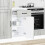 Berkfield Kitchen Base Cabinet Lucca Grey Sonoma Engineered Wood 2