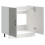 Berkfield Sink Base Cabinet Lucca Concrete Grey Engineered Wood 5