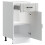 Berkfield Kitchen Base Cabinet Lucca Concrete Grey Engineered Wood 5