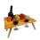 Udendørs vinpicnicbord foldbart bærbart træcamping-snackbord 2