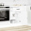 Berkfield Kitchen Base Cabinet Lucca White Engineered Wood 3
