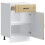 Berkfield Kitchen Base Cabinet Lucca Sonoma Oak Engineered Wood 5