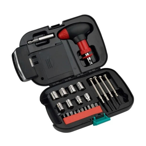 Huayishang hardware tool set black 24-piece 1
