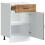 Berkfield Kitchen Base Cabinet Lucca Old Wood Engineered Wood 5
