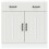 Berkfield Kitchen Base Cabinet Lucca White Engineered Wood 3