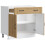 Berkfield Kitchen Base Cabinet Lucca Artisan Oak Engineered Wood 4