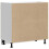 Berkfield Kitchen Base Cabinet Lucca Artisan Oak Engineered Wood 6