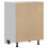Berkfield Kitchen Base Cabinet Lucca White Engineered Wood 6