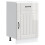 Berkfield Kitchen Base Cabinet Lucca High Gloss White Engineered Wood 2