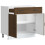Berkfield Kitchen Base Cabinet Lucca Brown Oak Engineered Wood 4