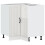 Berkfield Kitchen Corner Base Cabinet Lucca High Gloss White Engineered Wood 2