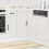Berkfield Kitchen Corner Base Cabinet Lucca High Gloss White Engineered Wood 3