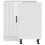 Berkfield Kitchen Corner Base Cabinet Lucca High Gloss White Engineered Wood 4