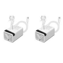 2X Cat Water Fountain Pump, JY-830 Replacement Pump for Stainless Steel Pet Water Fountain, USB Pump for Adjustable