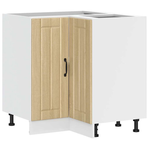 Berkfield Kitchen Corner Base Cabinet Lucca Sonoma Oak Engineered Wood 1