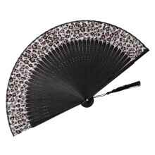 Small Folding Hand Fan for Women, Chinese Japanese Vintage Style Bamboo Silk Fans for Party Wedding Dancing Decoration
