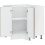 Berkfield Kitchen Corner Base Cabinet Lucca Brown Oak Engineered Wood 6